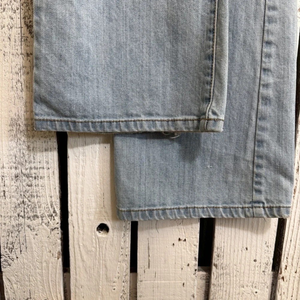 Mossimo Supply Co Bootcut Jeans Women 7 Low Rise Y2K Light Wash 31x32 - Picture 8 of 11